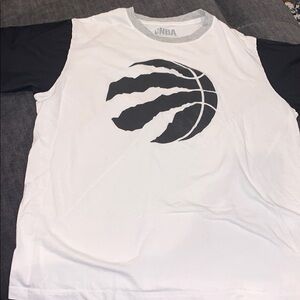 NBA White and Black Logo T-Shirt